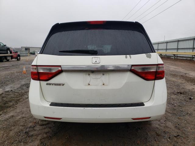 5FNRL5H63BB026570 - 2011 HONDA ODYSSEY EX WHITE photo 6