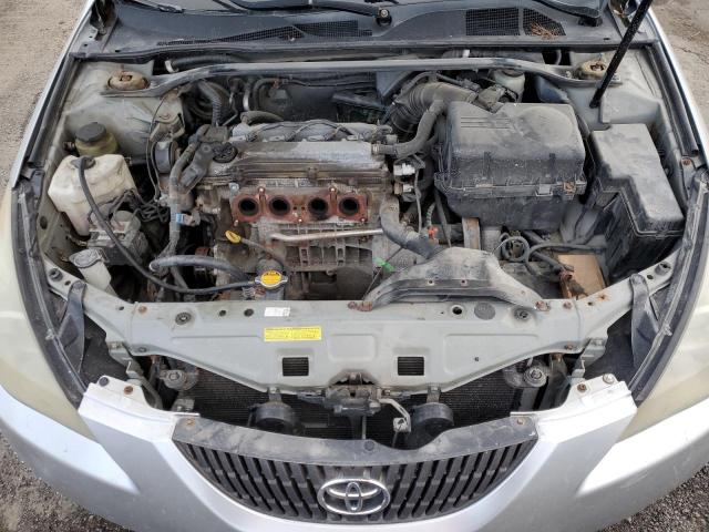 4T1CE38P36U745310 - 2006 TOYOTA CAMRY SOLA SILVER photo 11