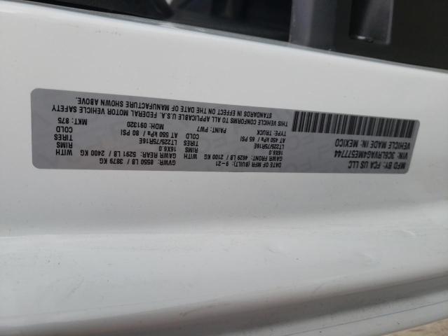 3C6LRVAG4ME577744 - 2021 RAM PROMASTER WHITE photo 13