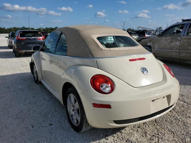 3VWRF31Y57M409076 - 2007 VOLKSWAGEN NEW BEETLE 奶油色 照片 2