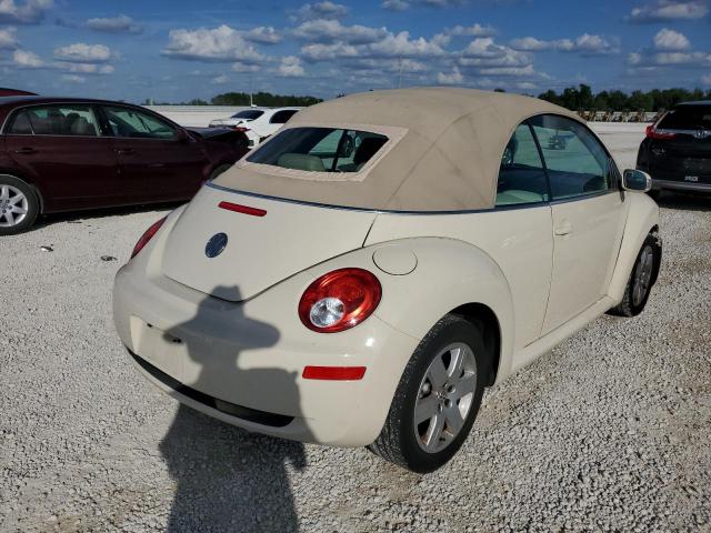3VWRF31Y57M409076 - 2007 VOLKSWAGEN NEW BEETLE 奶油色 照片 3