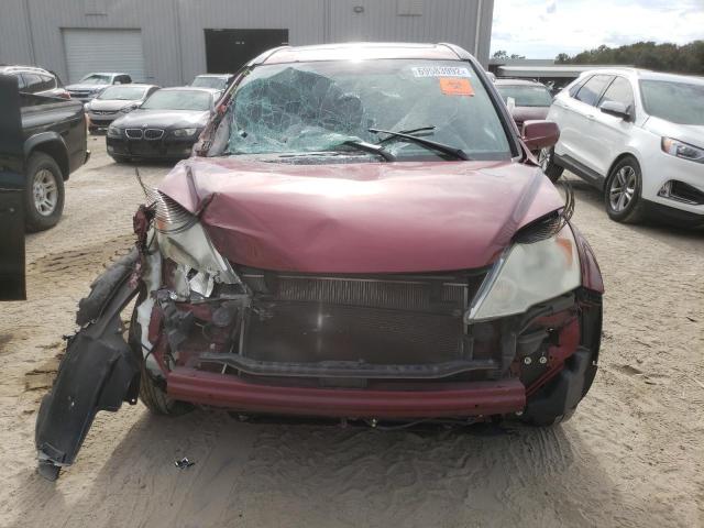 5J6RE3H76AL042310 - 2010 HONDA CR-V EXL MAROON photo 5