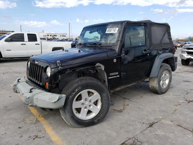 1C4GJWAG3CL253116 - 2012 JEEP WRANGLER S BLACK photo 1