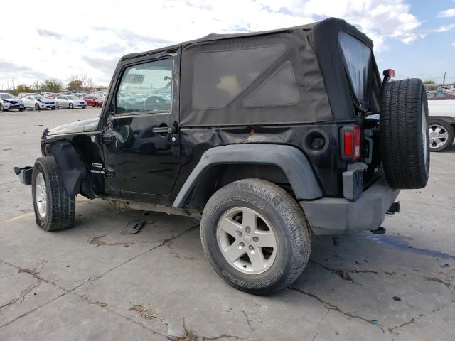 1C4GJWAG3CL253116 - 2012 JEEP WRANGLER S BLACK photo 2