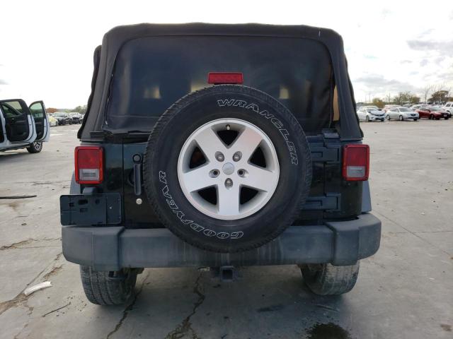 1C4GJWAG3CL253116 - 2012 JEEP WRANGLER S BLACK photo 6