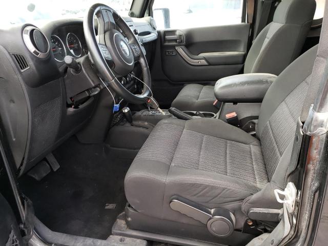 1C4GJWAG3CL253116 - 2012 JEEP WRANGLER S BLACK photo 7