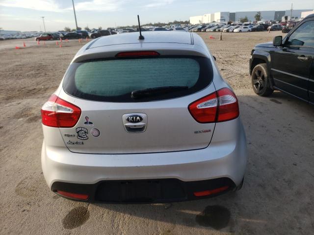 KNADN5A30D6216570 - 2013 KIA RIO EX SILVER photo 6