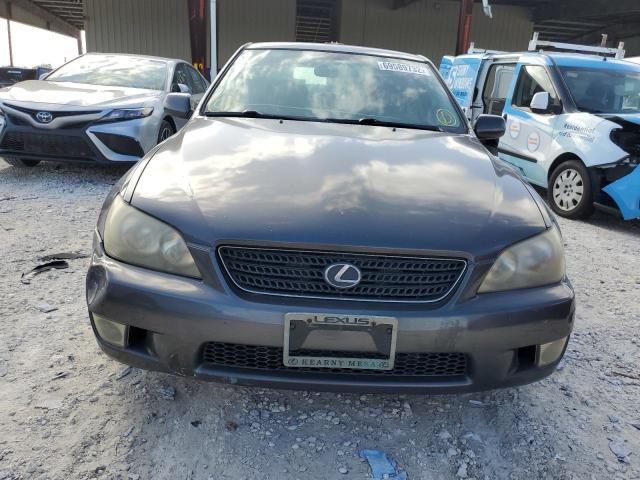 JTHBD192040093629 - 2004 LEXUS IS 300 BLACK photo 5