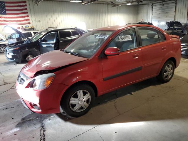 KNADH4A37B6924927 - 2011 KIA RIO BASE RED photo 1