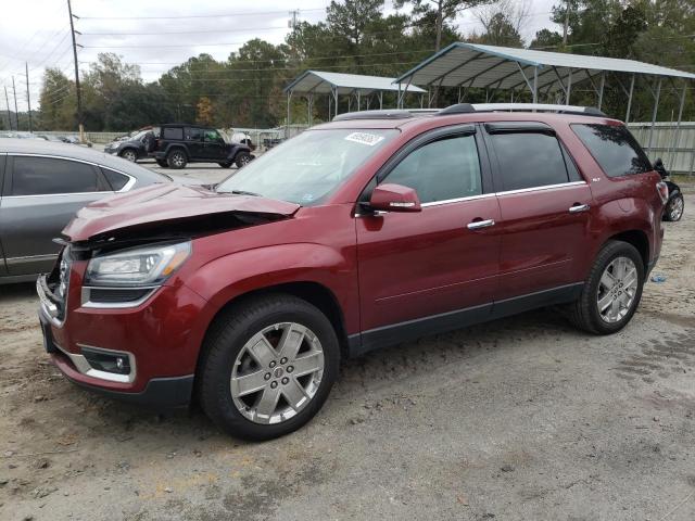 1GKKRSKD3HJ288455 - 2017 GMC ACADIA LIM RED photo 1