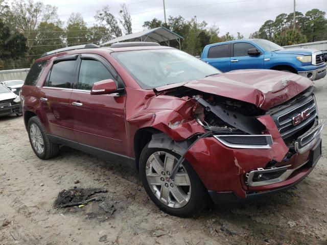 1GKKRSKD3HJ288455 - 2017 GMC ACADIA LIM RED photo 4