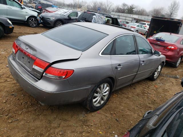 KMHFC46F97A153318 - 2007 HYUNDAI AZERA SE GRAY photo 3