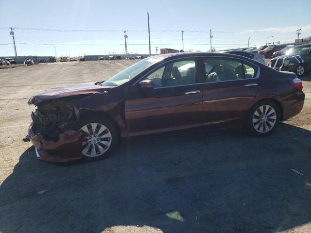 1HGCR2F8XDA268941 - 2013 HONDA ACCORD EXL BURGUNDY photo 1