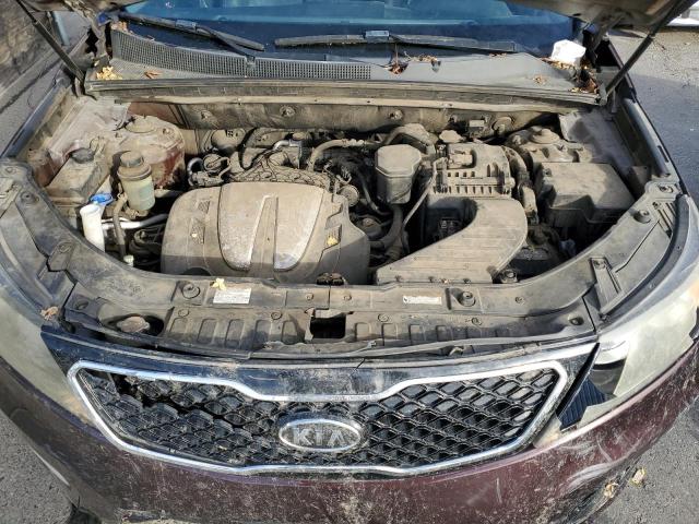 5XYKWDA29BG117037 - 2011 KIA SORENTO SX BURGUNDY photo 12