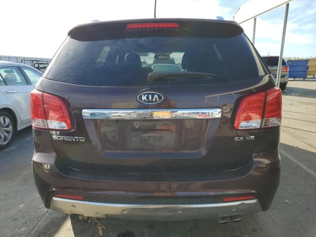 5XYKWDA29BG117037 - 2011 KIA SORENTO SX BURGUNDY photo 6