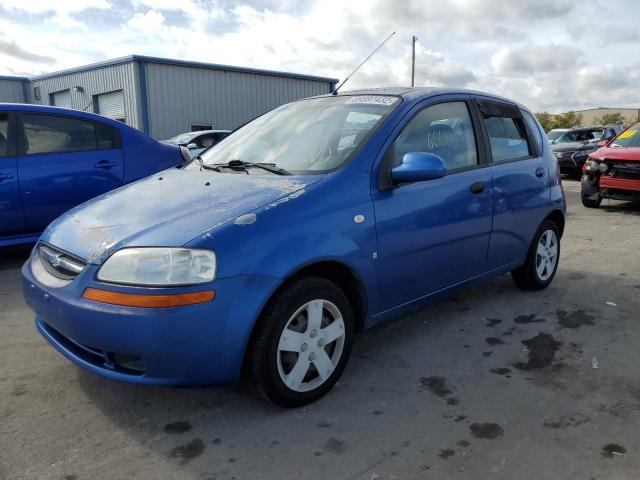 KL1TD66638B140051 - 2008 CHEVROLET AVEO BASE BLUE photo 1