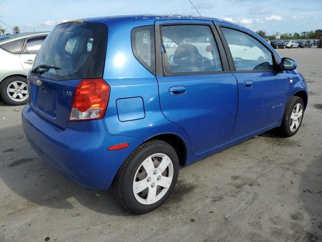 KL1TD66638B140051 - 2008 CHEVROLET AVEO BASE BLUE photo 3