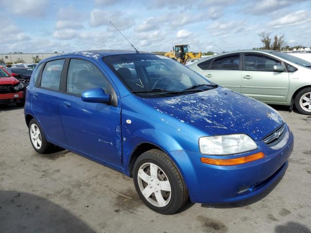 KL1TD66638B140051 - 2008 CHEVROLET AVEO BASE BLUE photo 4