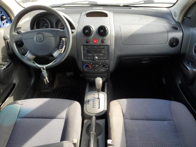 KL1TD66638B140051 - 2008 CHEVROLET AVEO BASE BLUE photo 8