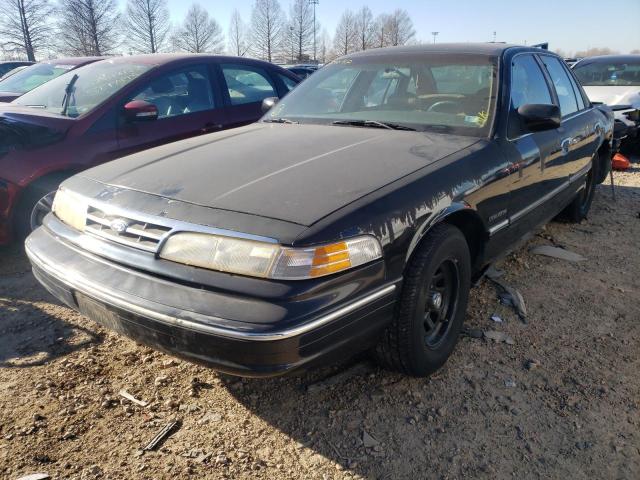 2FALP74W4SX113105 - 1995 FORD CROWN VICT BLACK photo 2