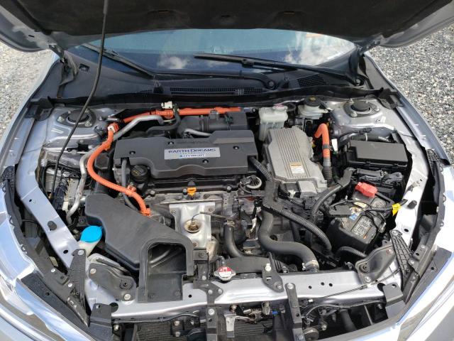 JHMCR6F52HC018792 - 2017 HONDA ACCORD HYB SILVER photo 11