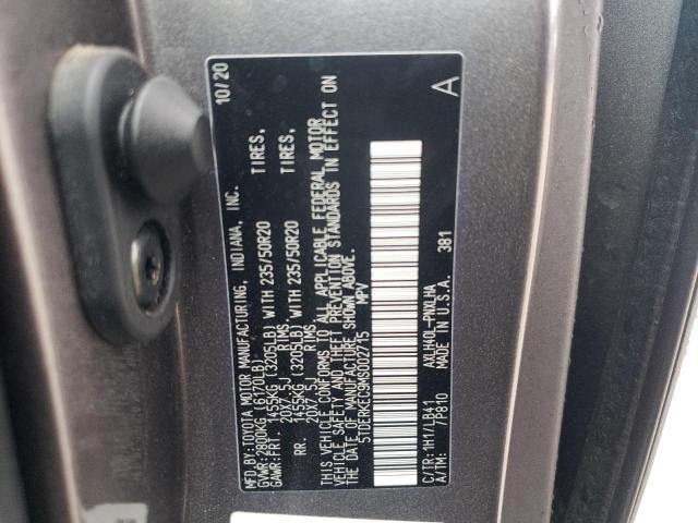 5TDERKEC9MS002715 - 2021 TOYOTA SIENNA LIM GRAY photo 14