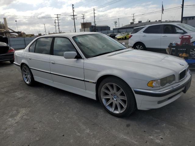 WBAGH83401DP28591 - 2001 BMW 740I WHITE photo 4