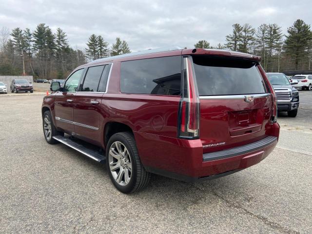 1GYS4JKJ3GR388916 - 2016 CADILLAC ESCALADE E RED photo 3