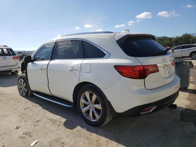 5FRYD4H98GB028981 - 2016 ACURA MDX ADVANC WHITE photo 2