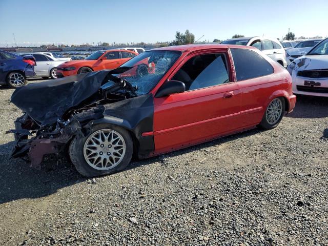 2HGEJ6324TH102003 - 1996 HONDA CIVIC CX RED photo 1