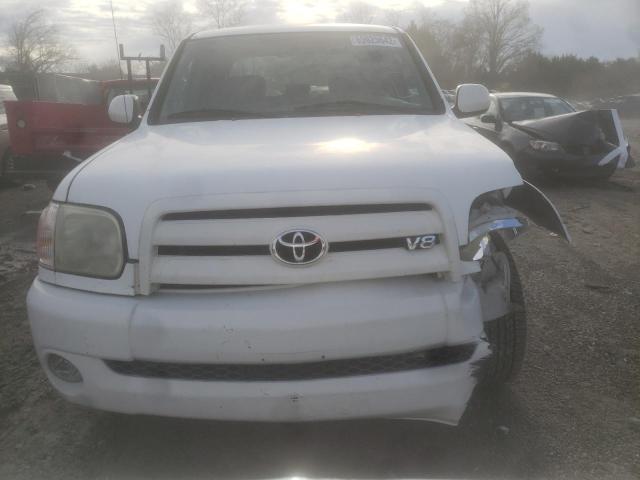 5TBDT481X6S504695 - 2006 TOYOTA TUNDRA DOU WHITE photo 5