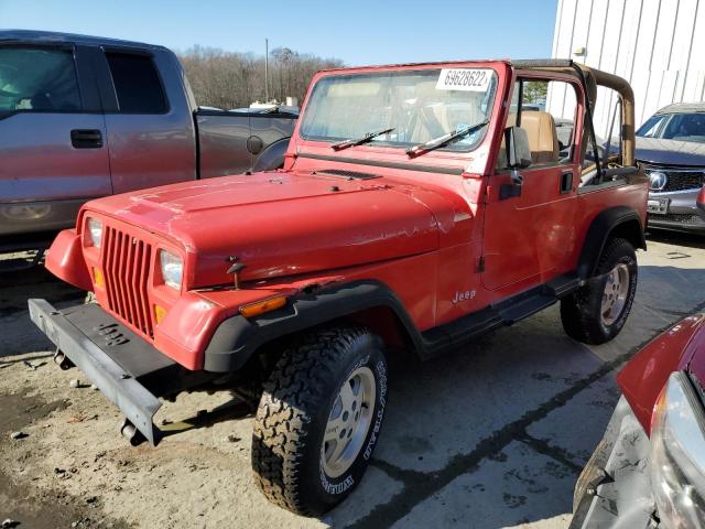 1J4FY29S6SP312248 - 1995 JEEP WRANGLER / RED photo 1