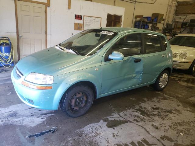 KL1TD62675B352064 - 2005 CHEVROLET AVEO BASE TEAL photo 1