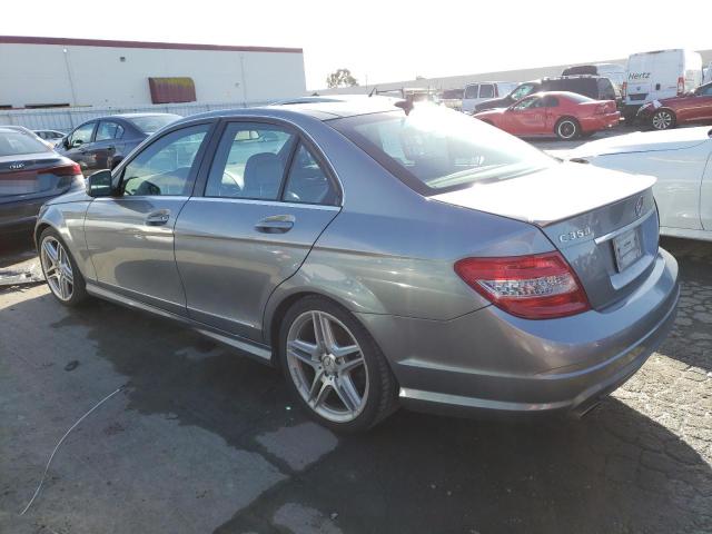 WDDGF56X58F178144 - 2008 MERCEDES-BENZ C 350 GRAY photo 2