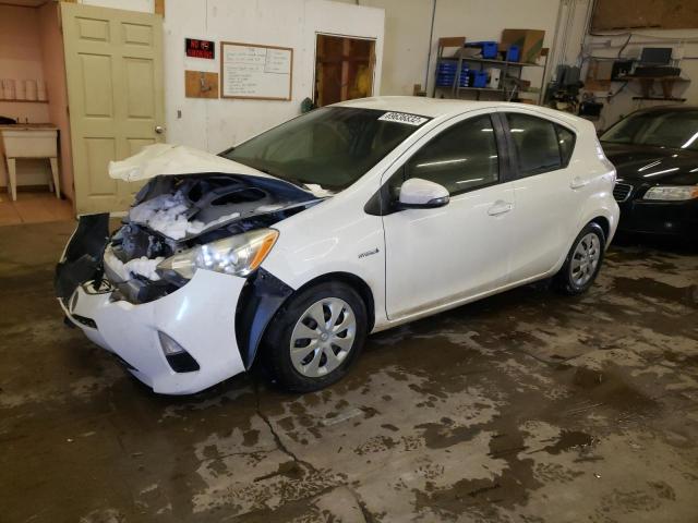 JTDKDTB3XD1531342 - 2013 TOYOTA PRIUS C WHITE photo 1