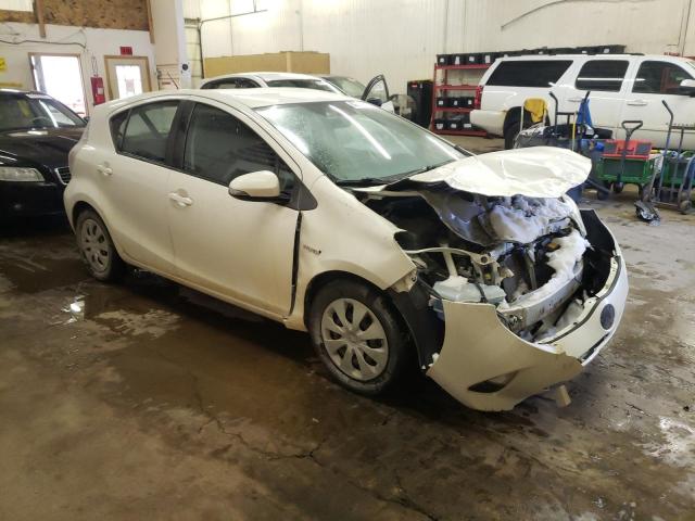 JTDKDTB3XD1531342 - 2013 TOYOTA PRIUS C WHITE photo 4