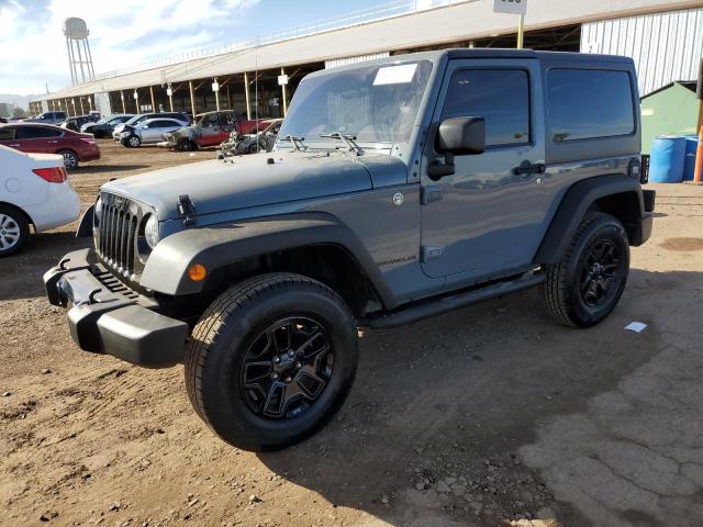 1C4AJWAGXFL580512 - 2015 JEEP WRANGLER S GRAY photo 1