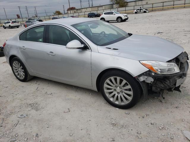 2G4GR5EK3C9145843 - 2012 BUICK REGAL SILVER photo 4