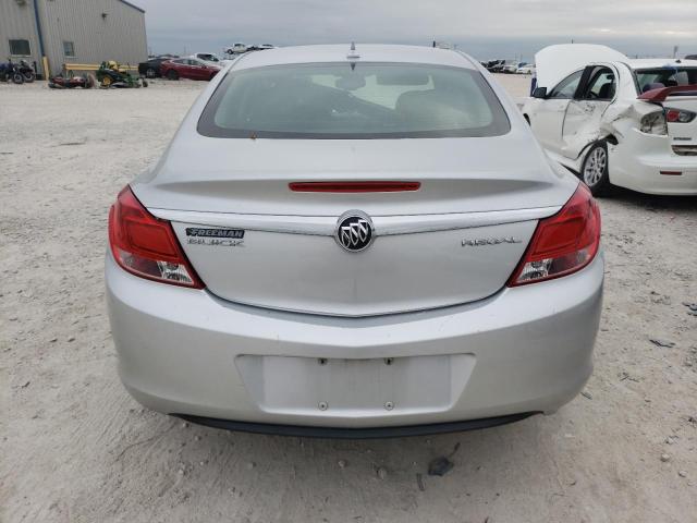 2G4GR5EK3C9145843 - 2012 BUICK REGAL SILVER photo 6
