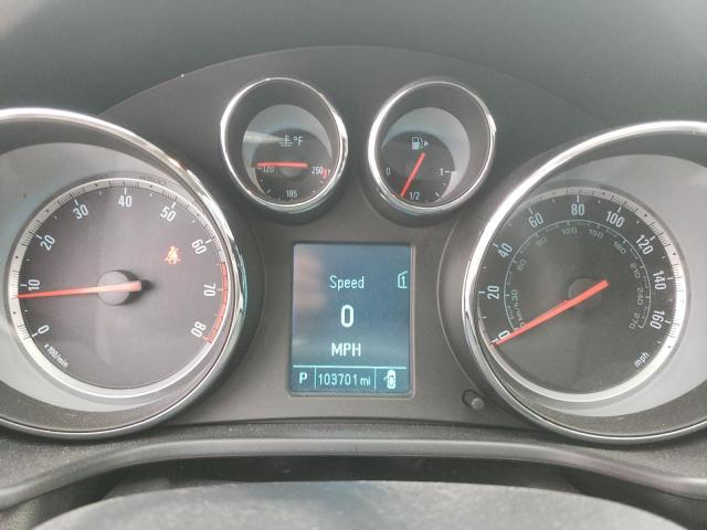 2G4GR5EK3C9145843 - 2012 BUICK REGAL SILVER photo 9