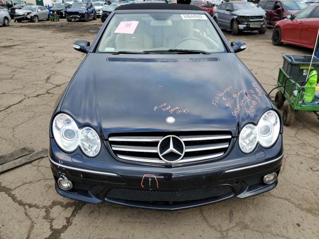 WDBTK77G28T089985 - 2008 MERCEDES-BENZ CLK 63 AMG BLUE photo 5