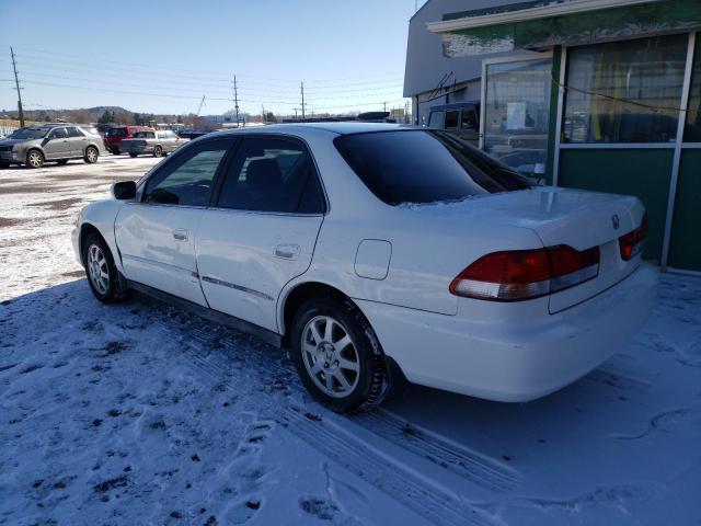 1HGCG56732A081407 - 2002 HONDA ACCORD SE WHITE photo 2