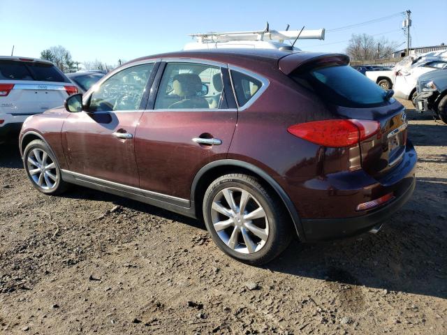 JN1AJ0HR3BM852815 - 2011 INFINITI EX35 BASE BURGUNDY photo 2