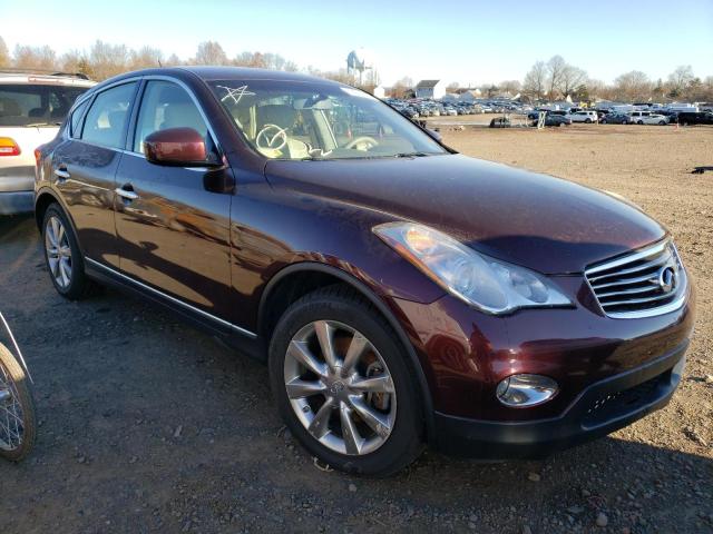 JN1AJ0HR3BM852815 - 2011 INFINITI EX35 BASE BURGUNDY photo 4