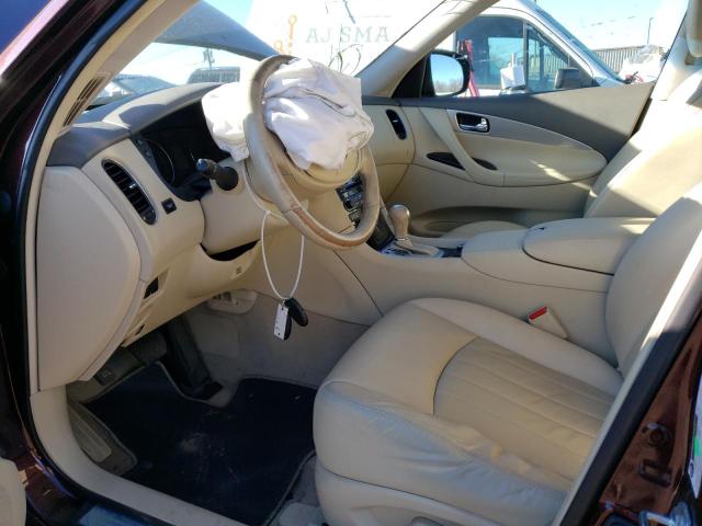 JN1AJ0HR3BM852815 - 2011 INFINITI EX35 BASE BURGUNDY photo 7