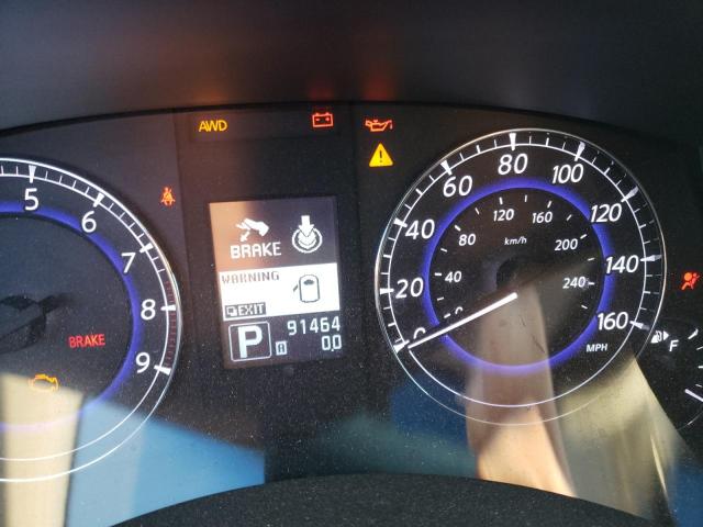 JN1AJ0HR3BM852815 - 2011 INFINITI EX35 BASE BURGUNDY photo 9