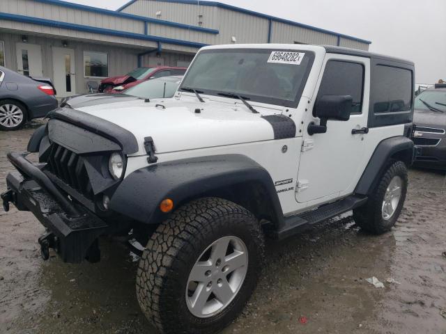 1C4GJWAG8GL135679 - 2016 JEEP WRANGLER S WHITE photo 1