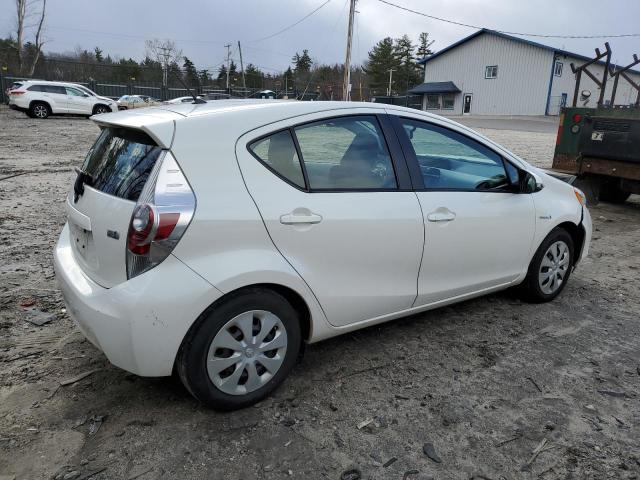 JTDKDTB30C1506058 - 2012 TOYOTA PRIUS C WHITE photo 3