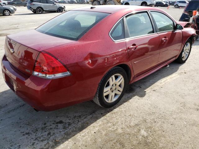 2G1WB5E35F1144346 - 2015 CHEVROLET IMPALA LIM RED photo 3