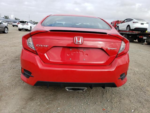 2HGFC2F84LH527096 - 2020 HONDA CIVIC SPOR RED photo 6